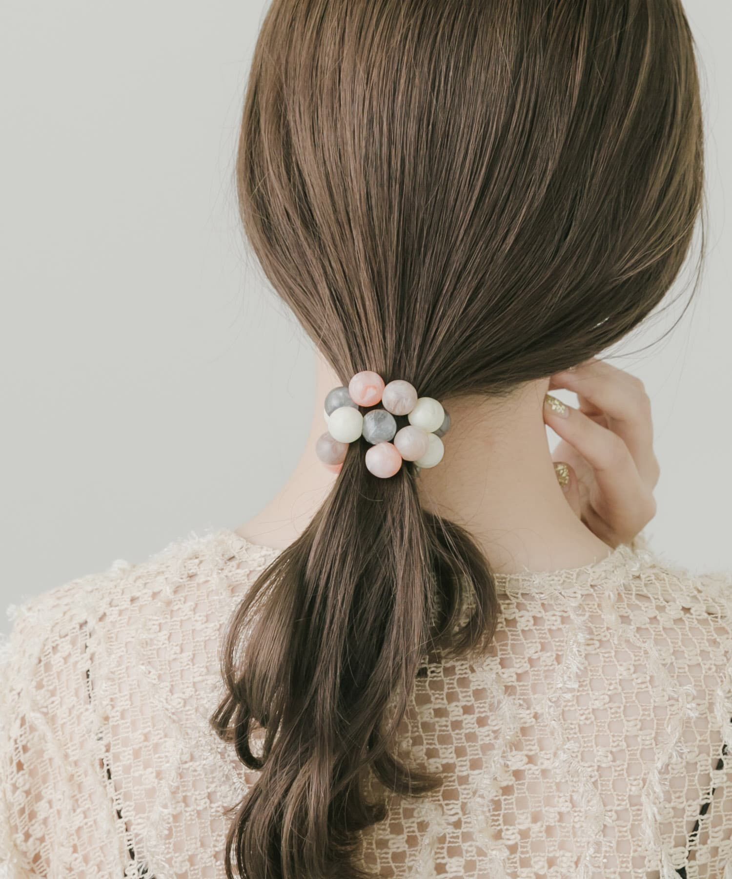 SMELLY「カラフルボールヘアゴム」|ヘアゴム・シュシュ|