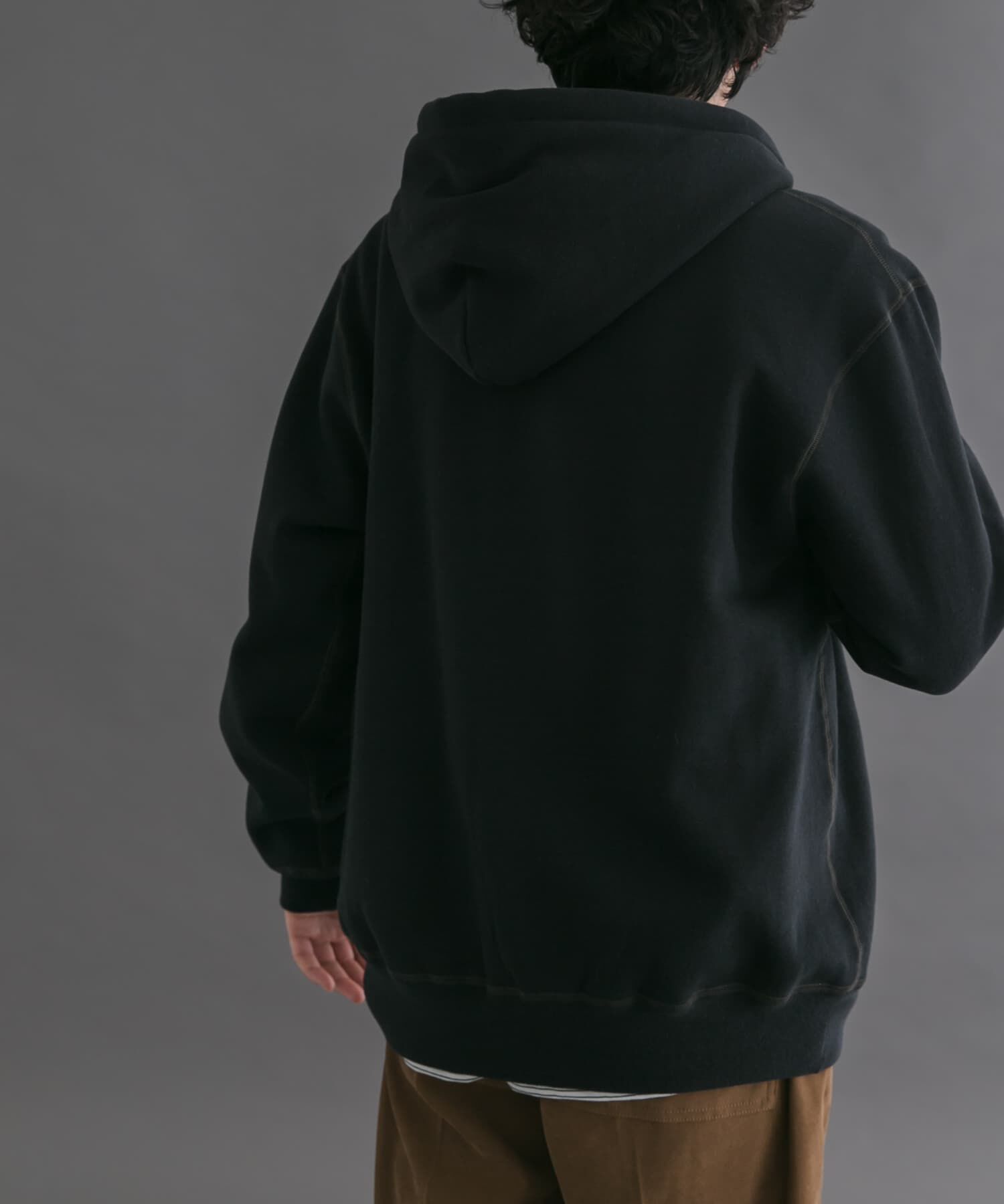 URBAN RESEARCH DOORS「FORK&SPOON　リサイクルコットン裏毛ジップフーディー」|パーカー|