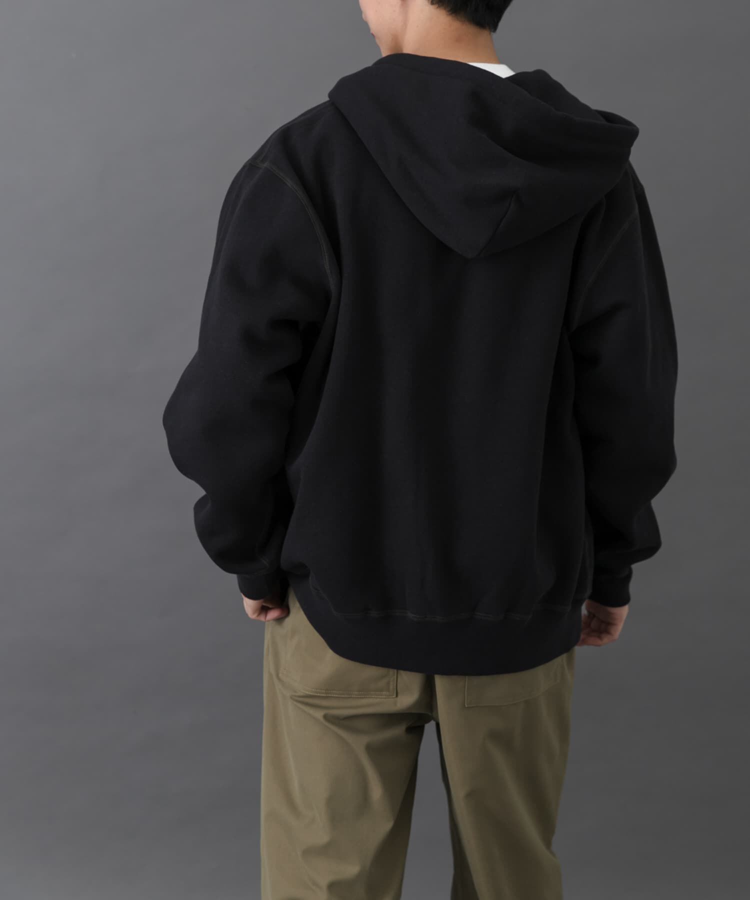 URBAN RESEARCH DOORS「FORK&SPOON　リサイクルコットン裏毛ジップフーディー」|パーカー|