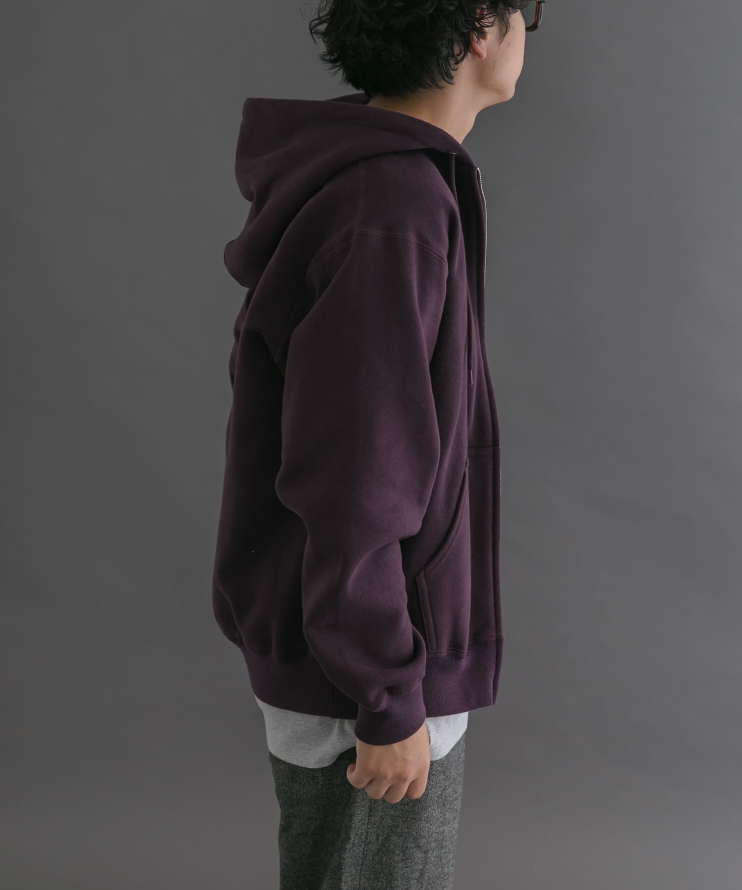 URBAN RESEARCH DOORS「FORK&SPOON　リサイクルコットン裏毛ジップフーディー」|パーカー|