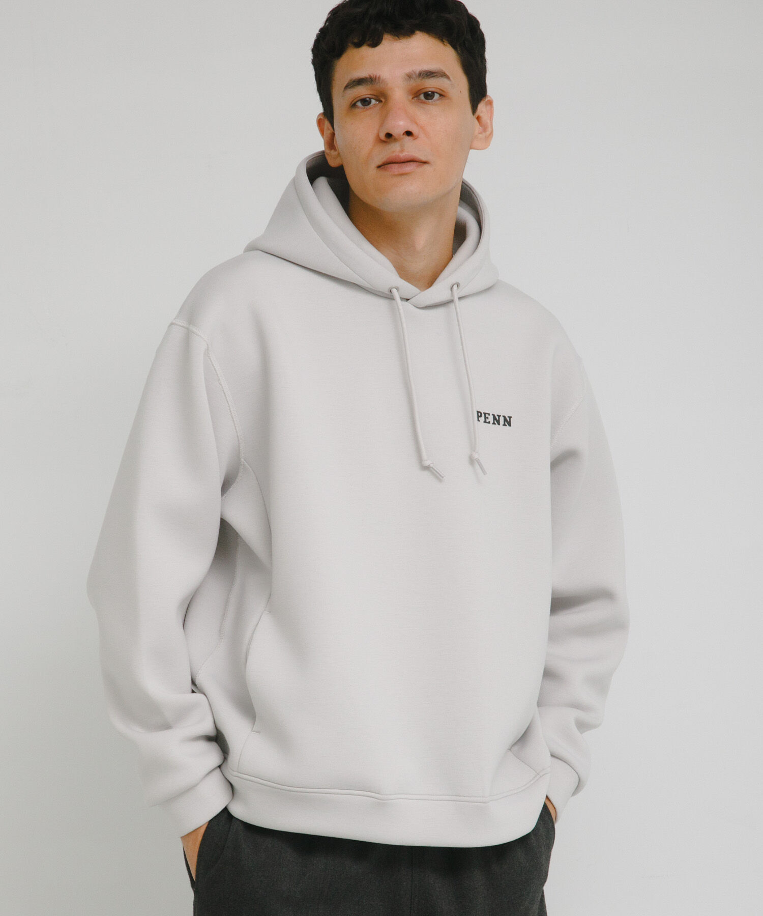 Sonny Label 「カレッジプリントダンボールパーカー」|パーカー|グレー系その他