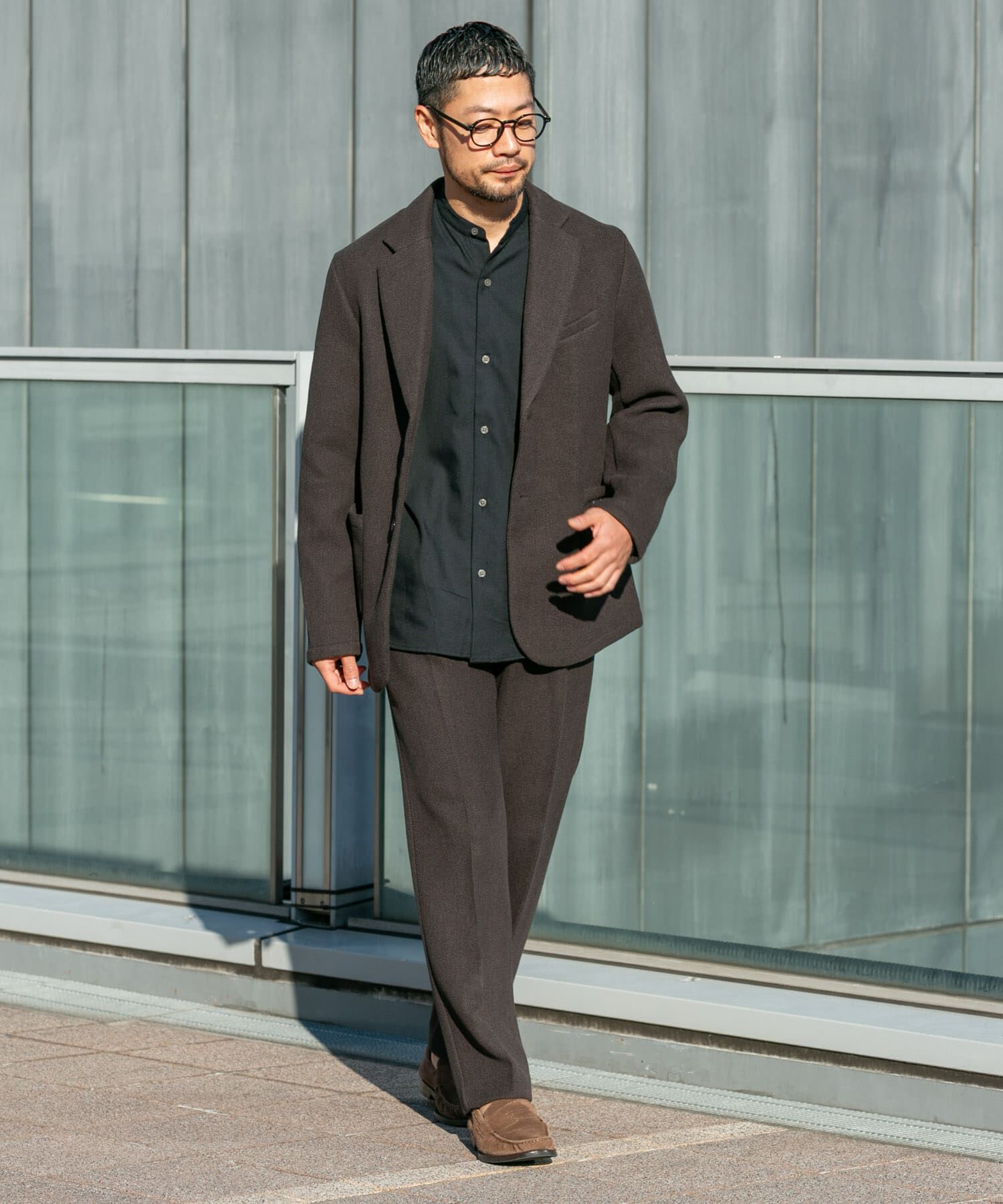 URBAN RESEARCH ROSSO「『XLサイズあり』light meltonセットアップ」|その他|チャコールグレー