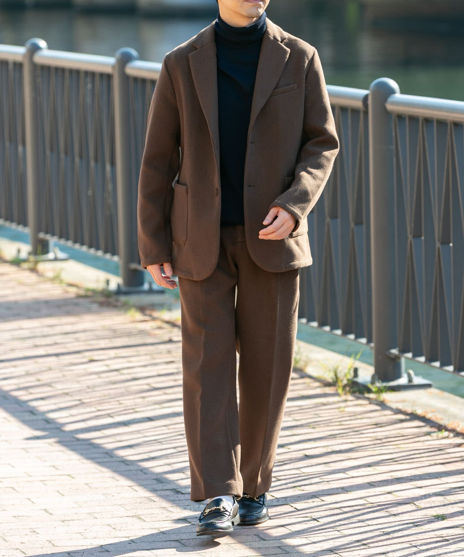 URBAN RESEARCH ROSSO「『XLサイズあり』light meltonセットアップ」|その他|ブラウン