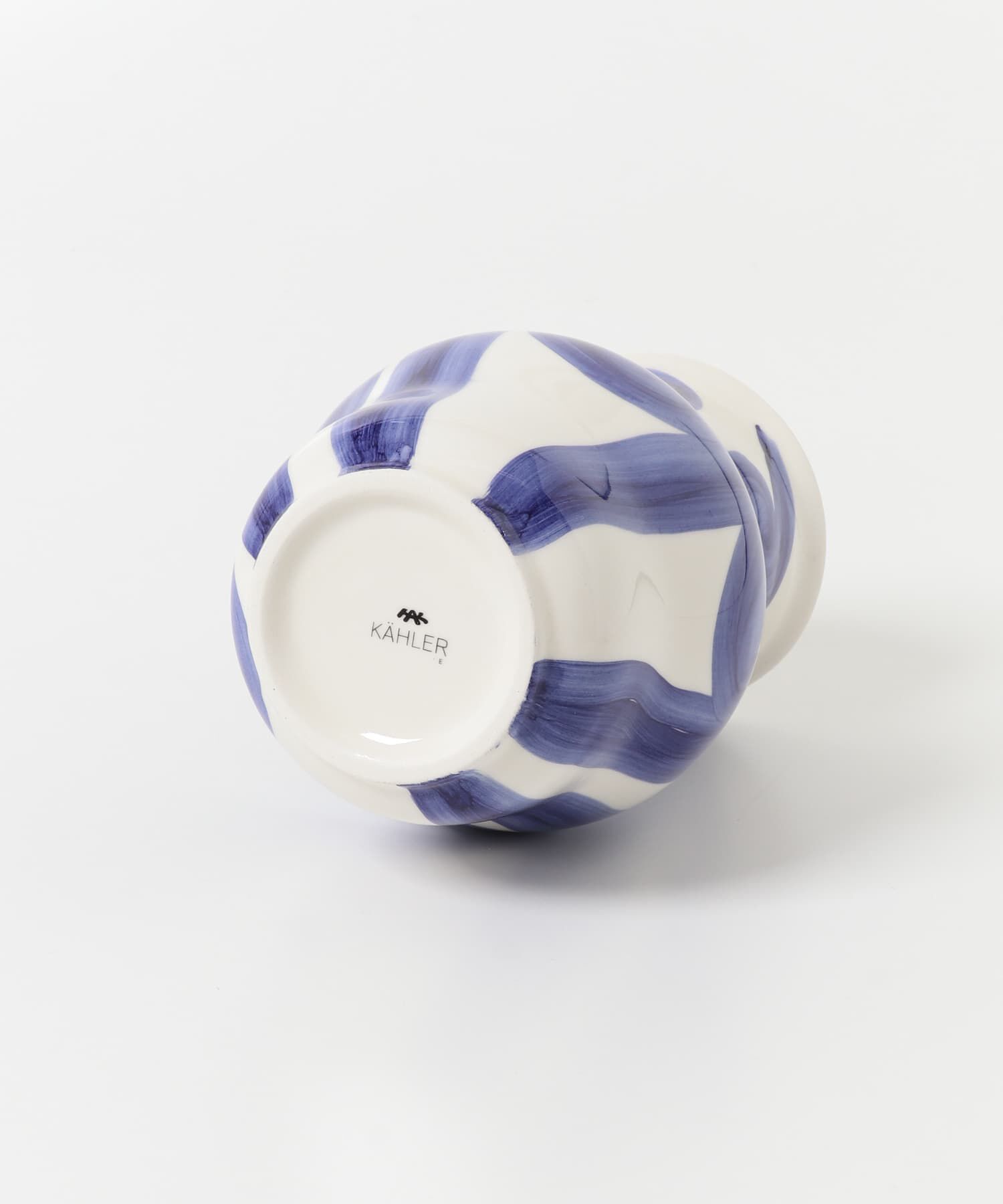 URBAN RESEARCH DOORS「KAHLER　Tulle ベース (ブルー) H22.5cm」|フラワーベース|