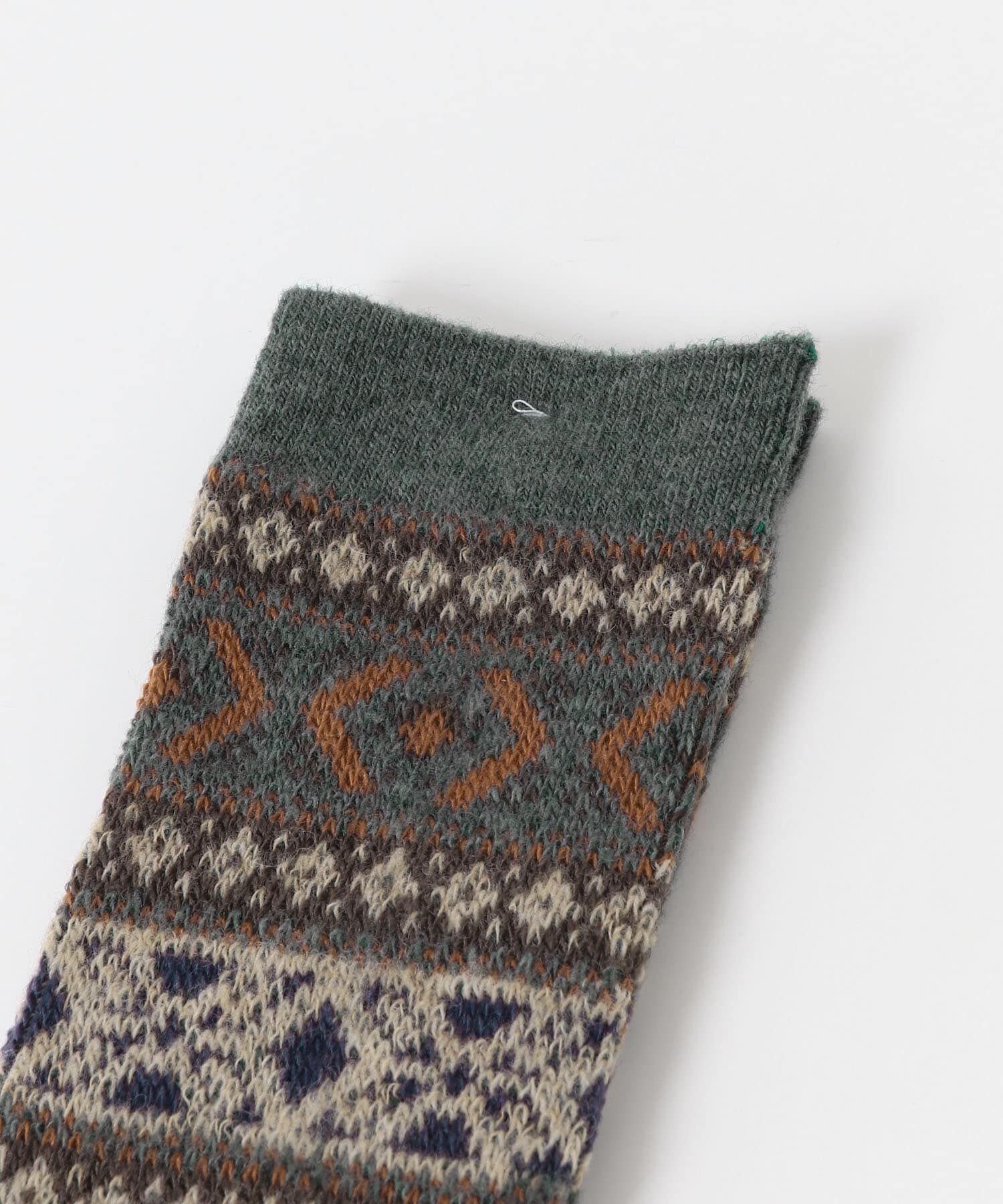 URBAN RESEARCH DOORS「『別注』Anonymous Ism&times;DOORS　ウールジャガードクルー」|ソックス|