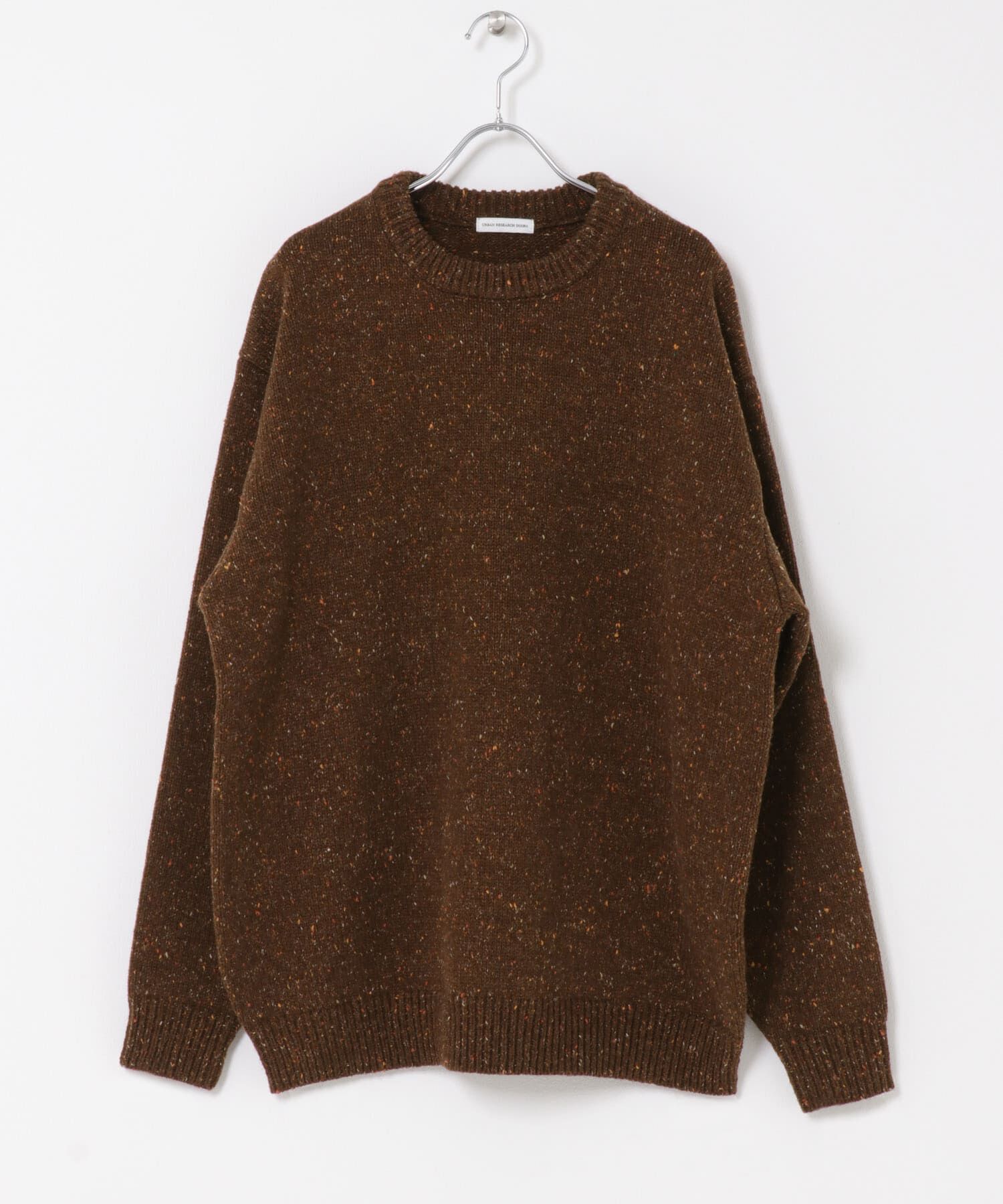 URBAN RESEARCH DOORS「ウールブレンドネップクルーネックニット」|ニット・セーター|