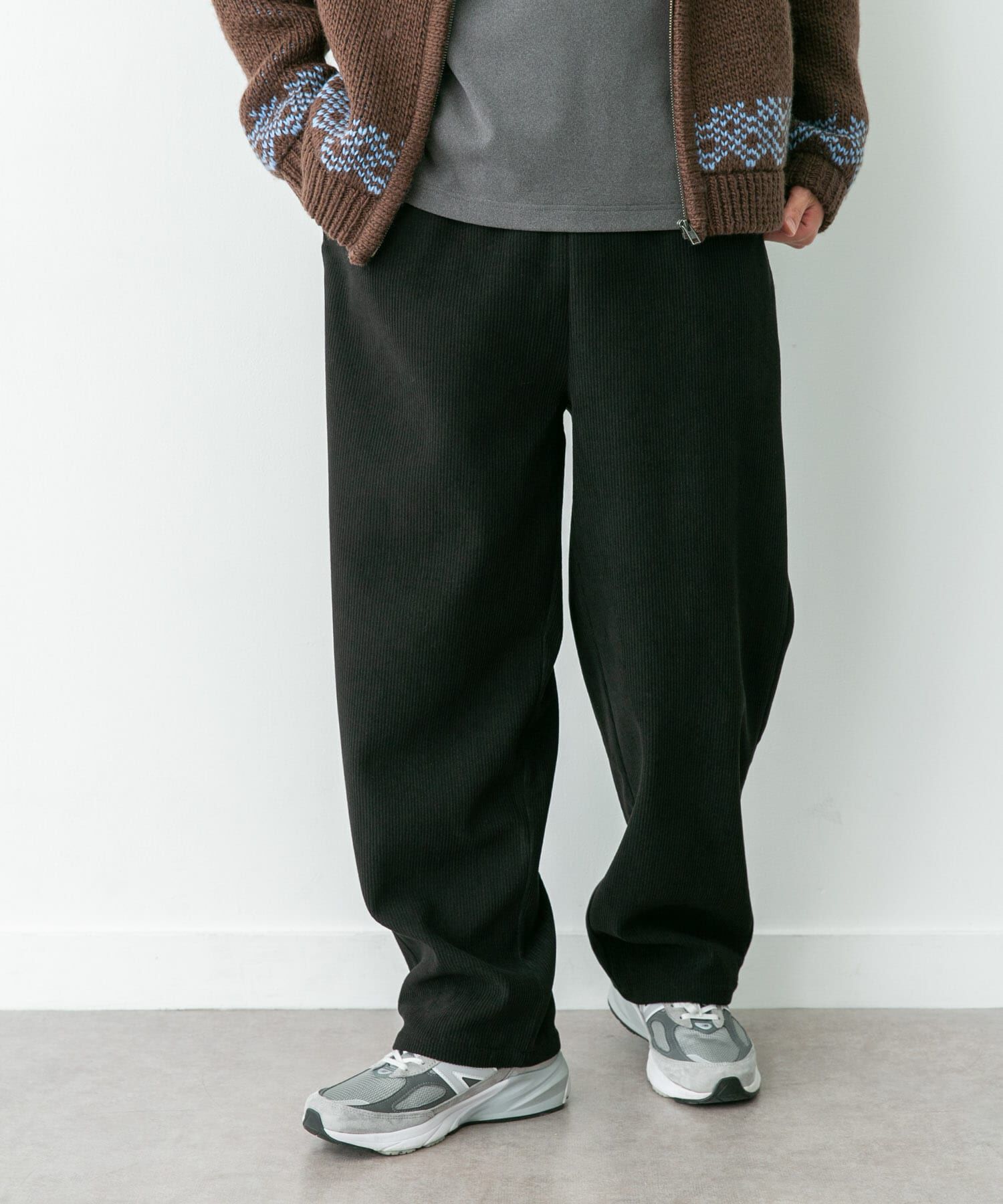 Sonny Label 「裏フリースコーデュロイワイドパンツ」|その他|