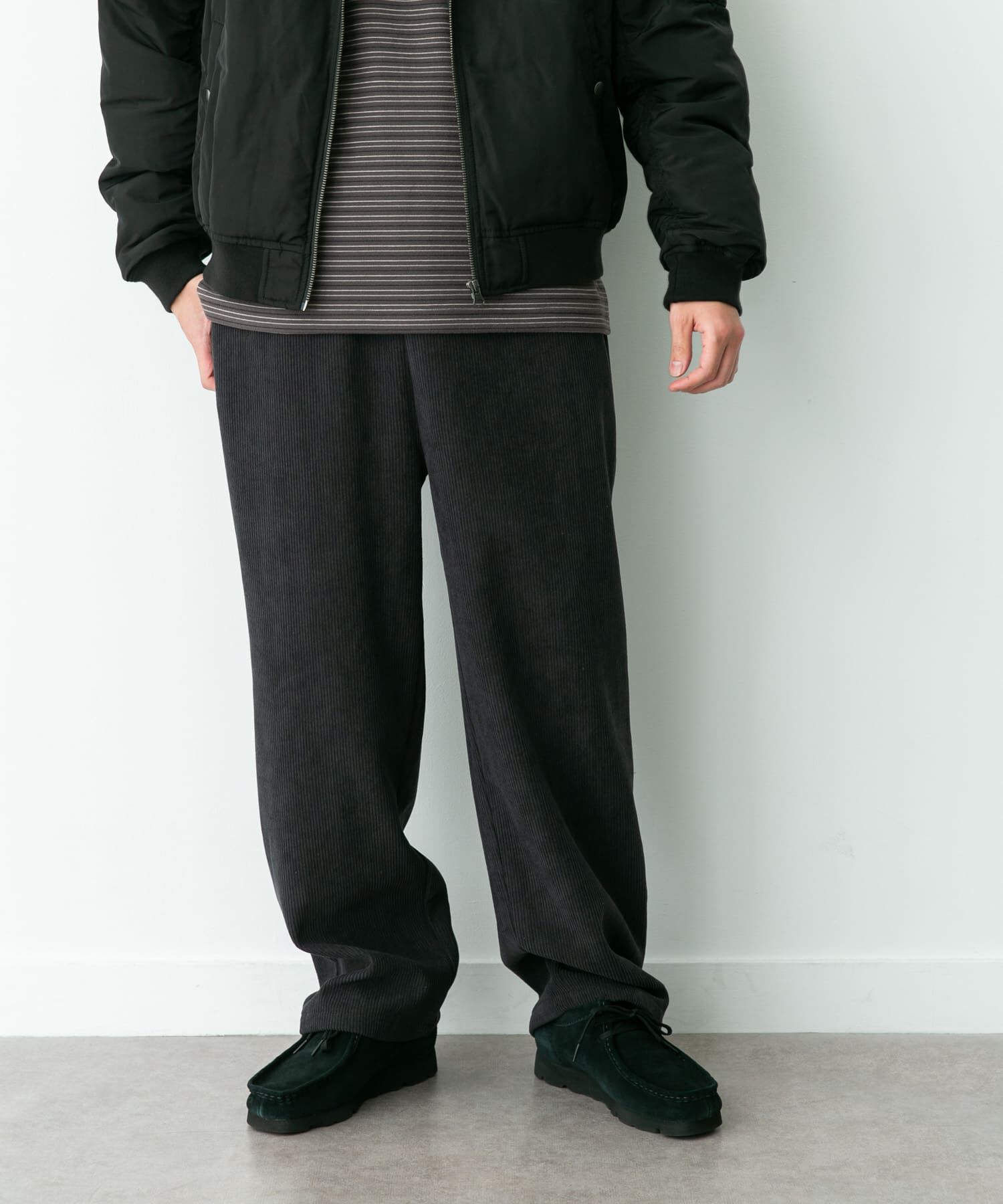 Sonny Label 「裏フリースコーデュロイワイドパンツ」|その他|