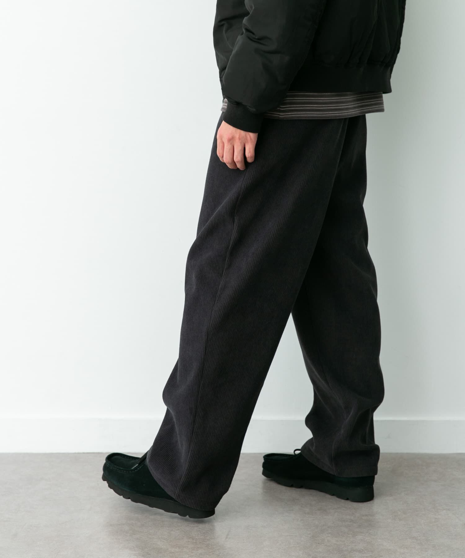 Sonny Label 「裏フリースコーデュロイワイドパンツ」|その他|