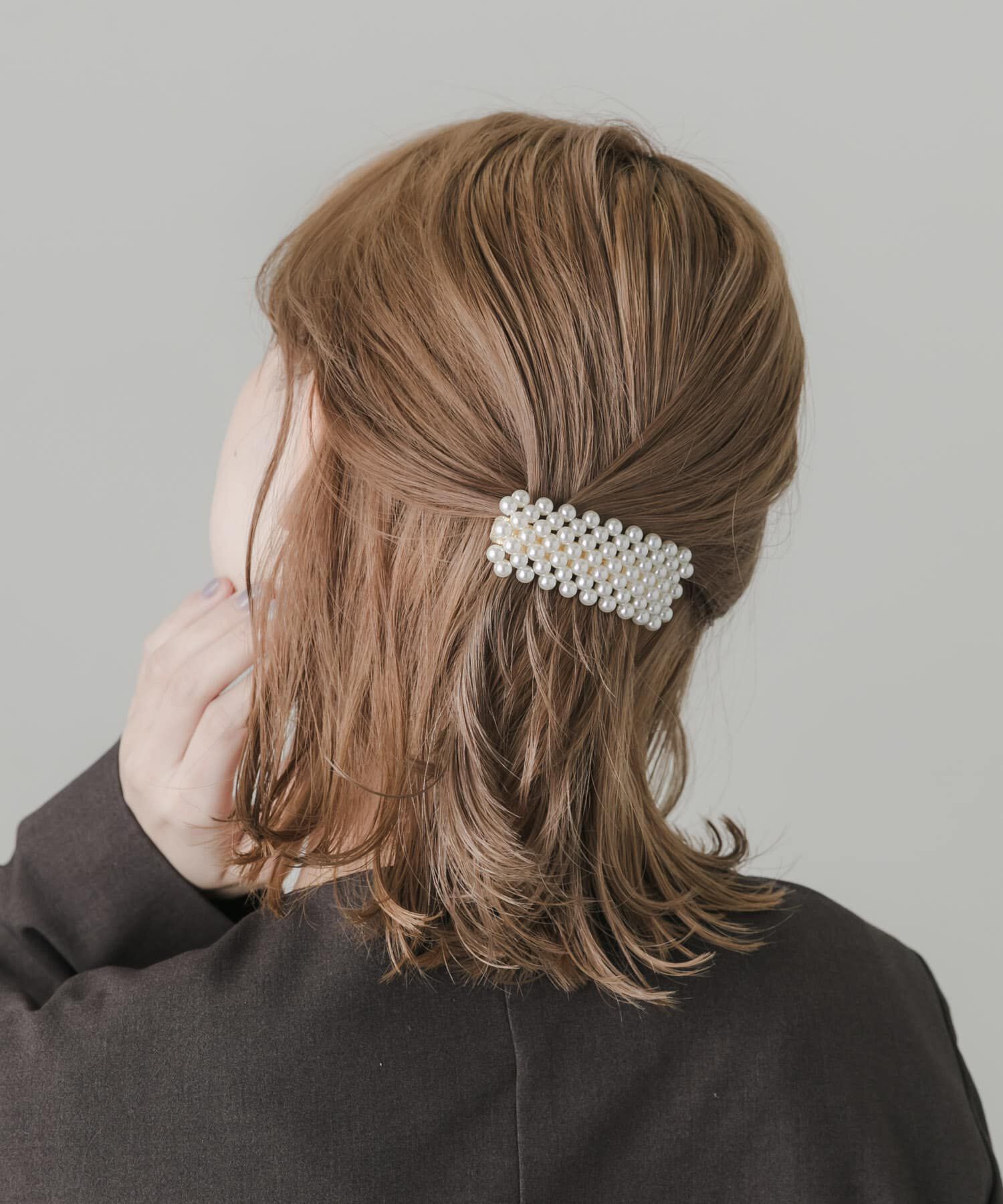 SMELLY「パールワイドバレッタ」|その他|