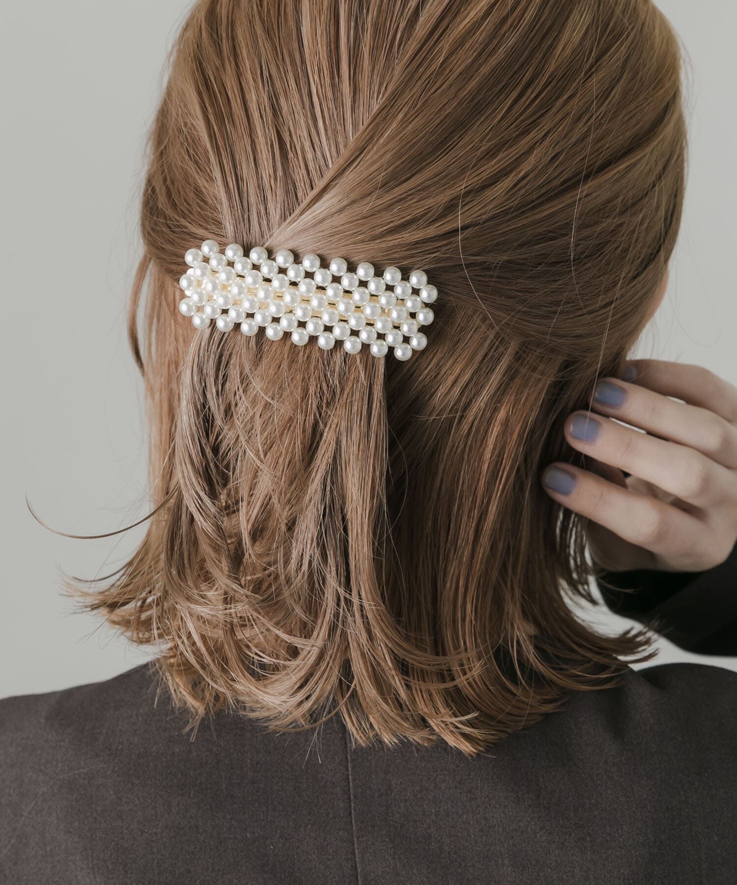 SMELLY「パールワイドバレッタ」|その他|