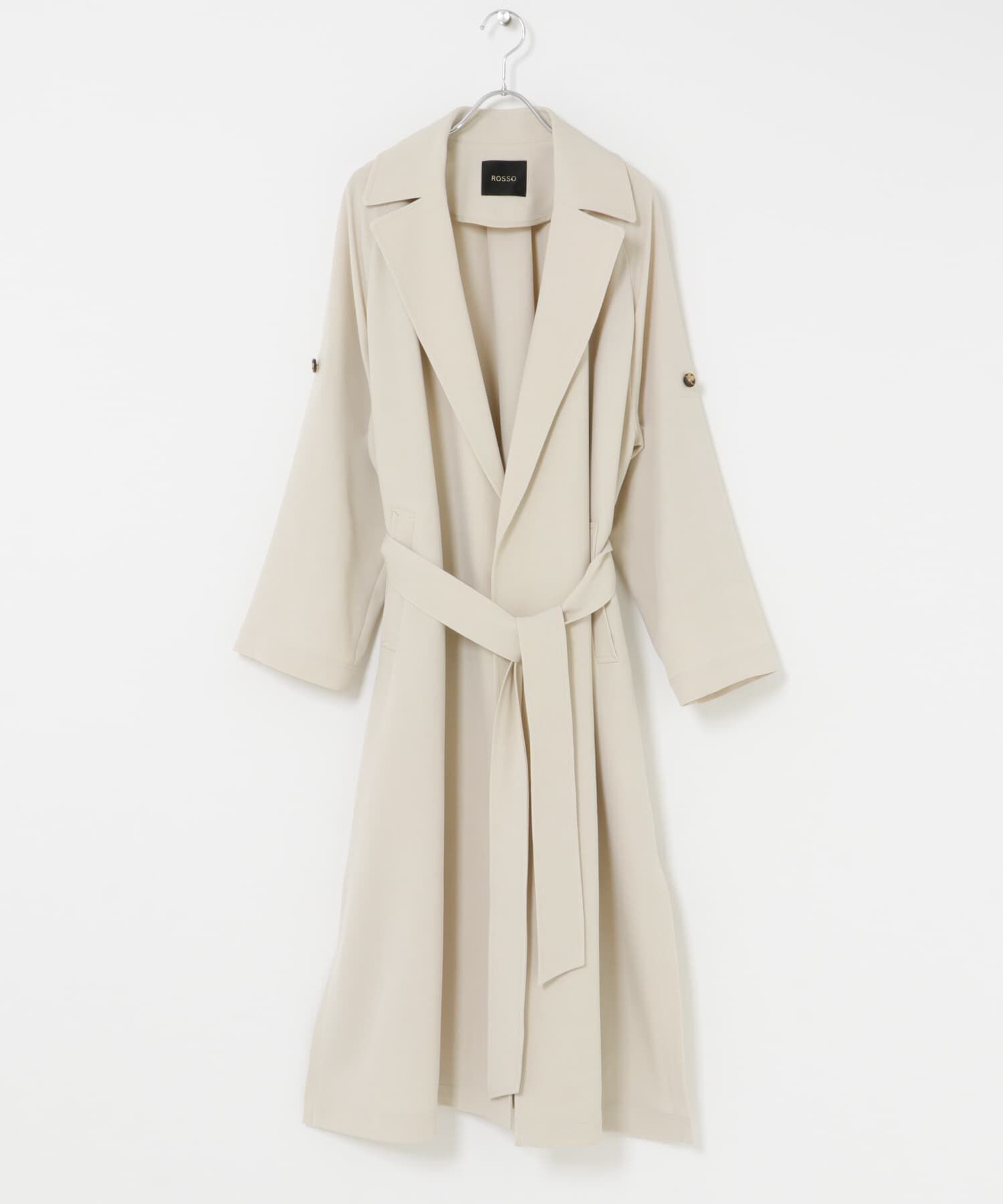 URBAN RESEARCH ROSSO「撥水 ロングガウンコート」|トレンチコート|