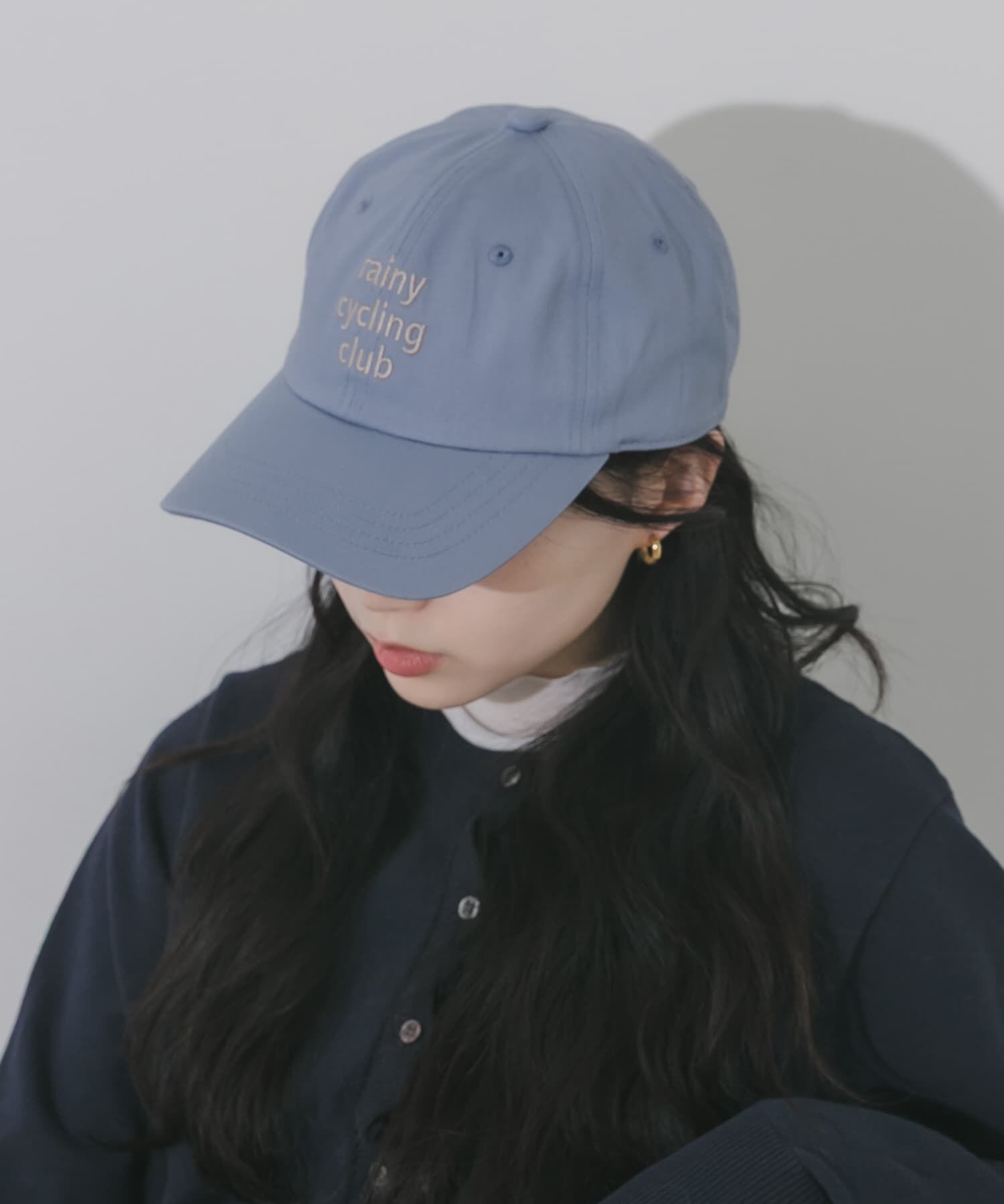 SMELLY「weatherロゴキャップ」|キャップ・キャスケット|ブルー