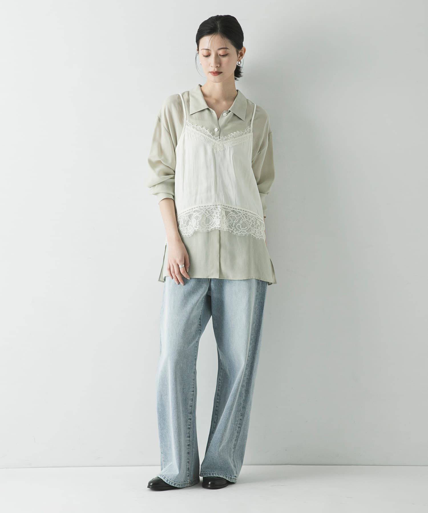 URBAN RESEARCH「レースキャミソール」|キャミソール|