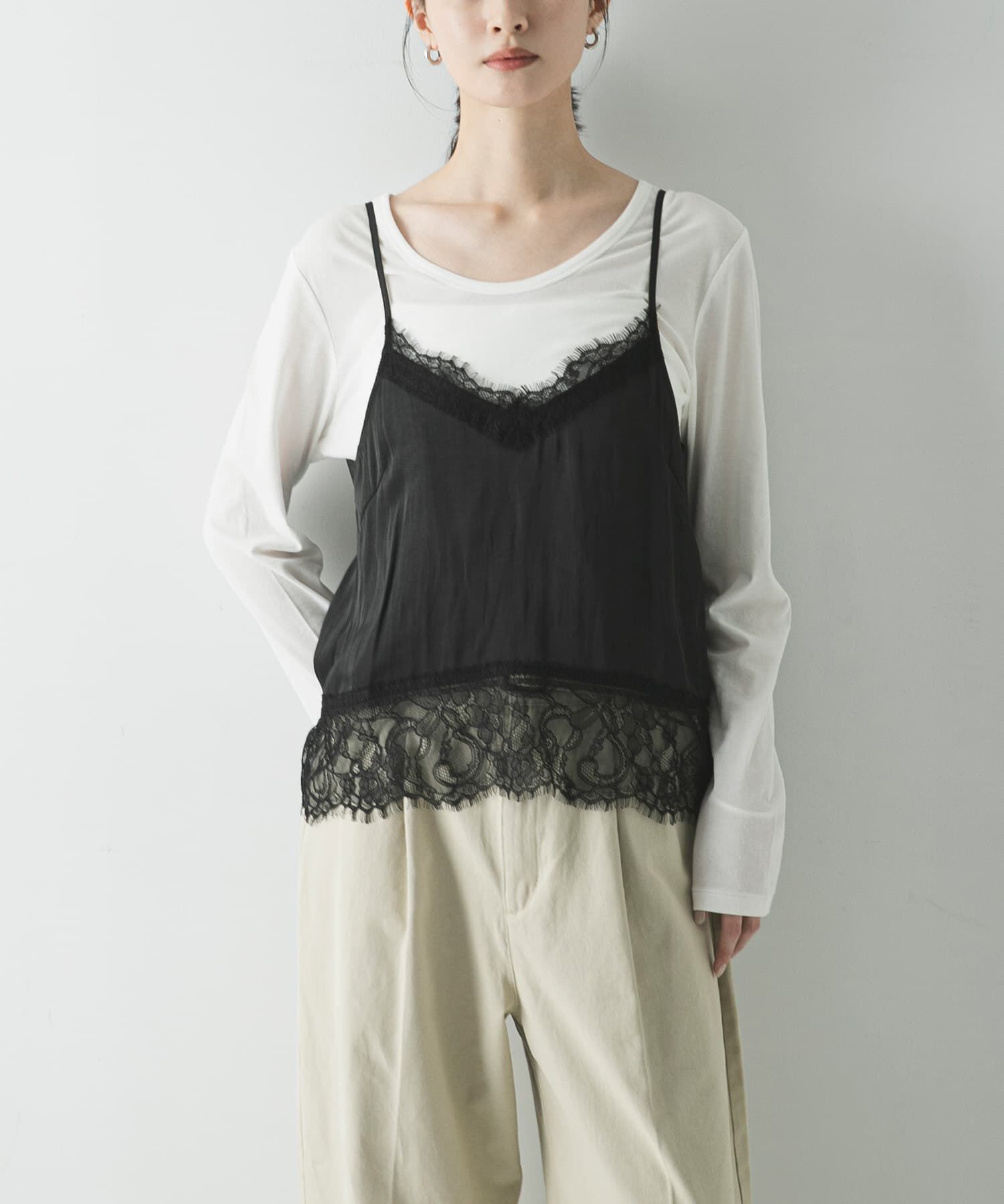 URBAN RESEARCH「レースキャミソール」|キャミソール|