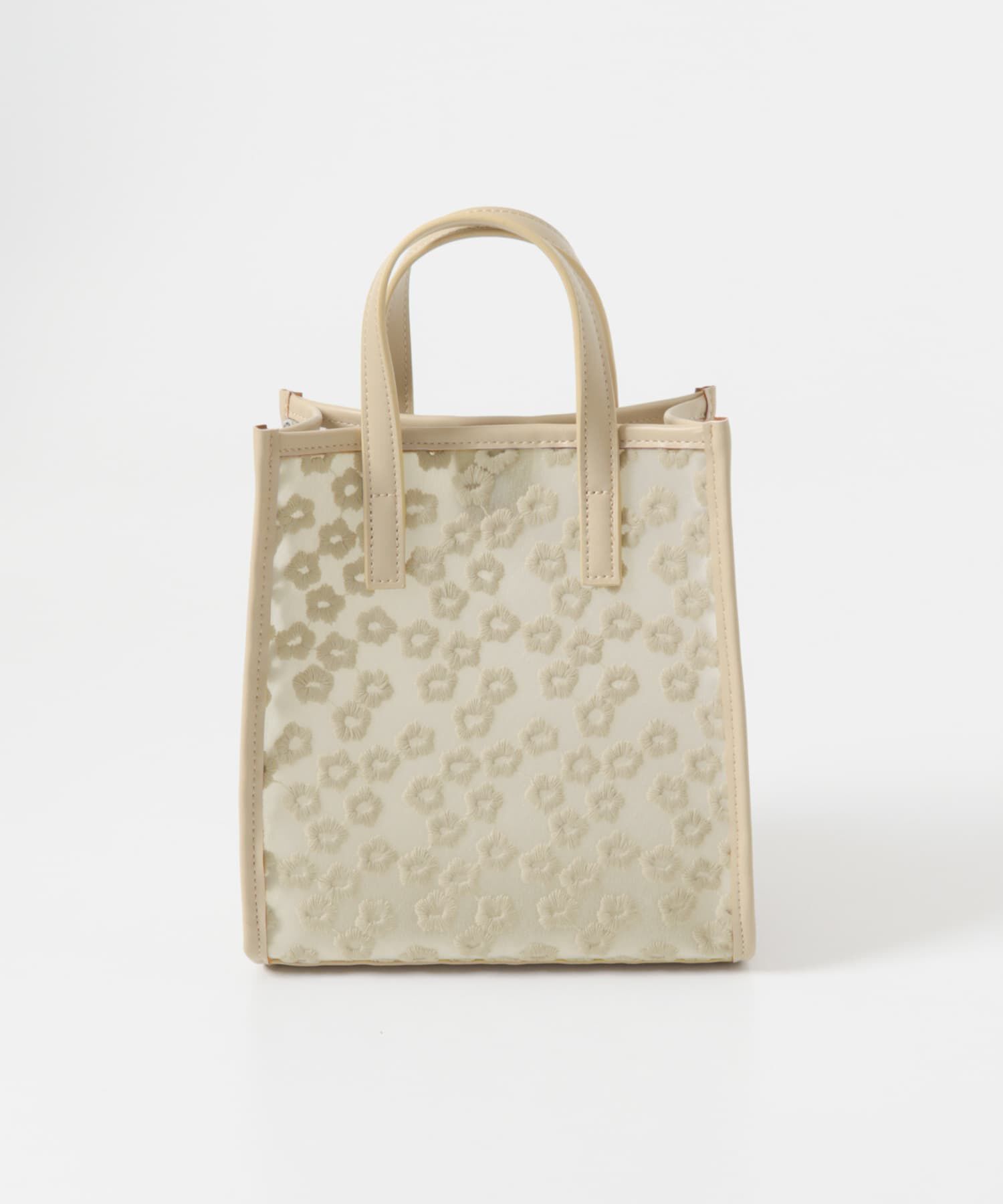 RODE SKO「フラワーシアー2WAYハンドバッグ」|ハンドバッグ|