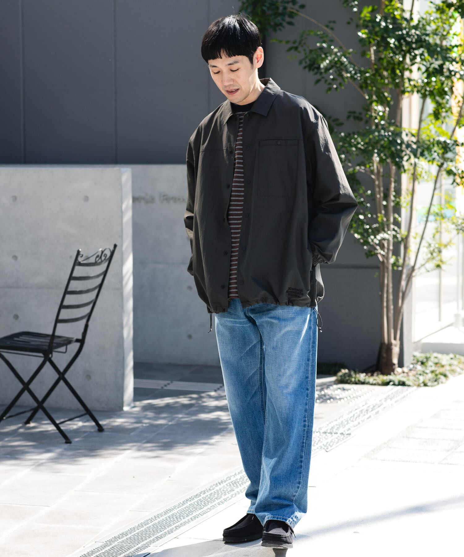 URBAN RESEARCH DOORS「『別注』Marmot&times;DOORS　COACH SHIRTS JACKET」|ノーカラーコート|