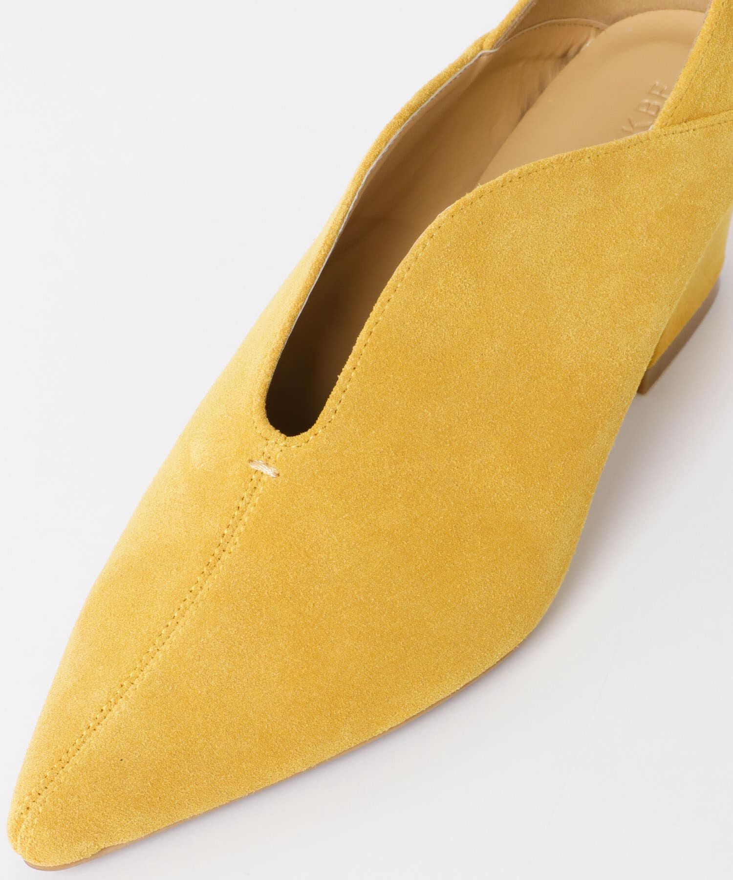  「ポインテッドトゥスエードブーティ」|ショートブーツ|