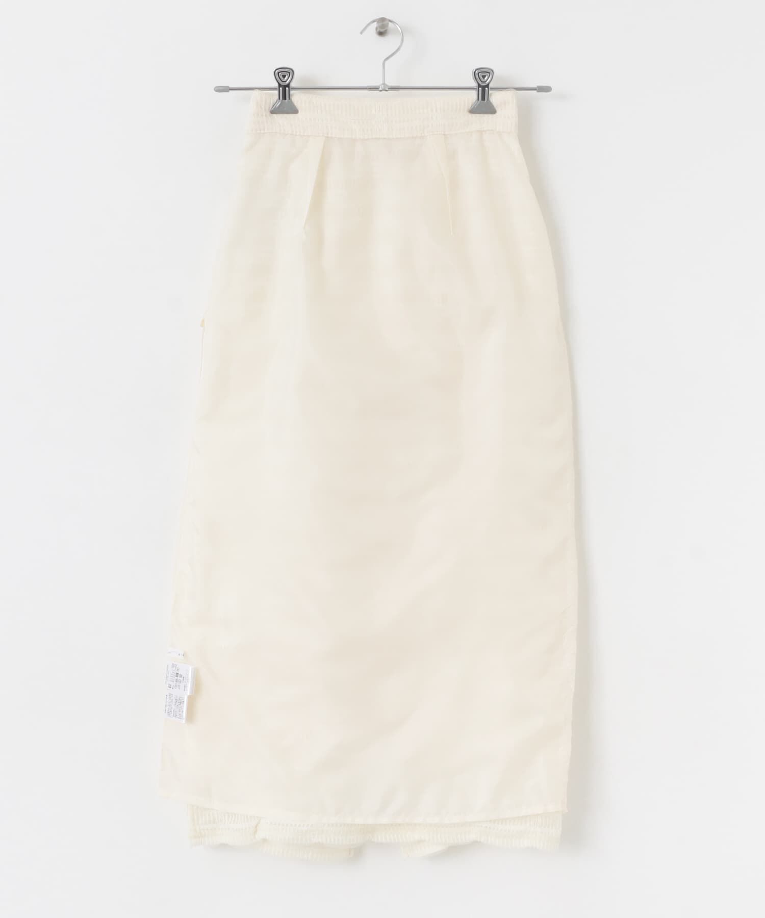  「シャーリングIラインスカート」|スカート|