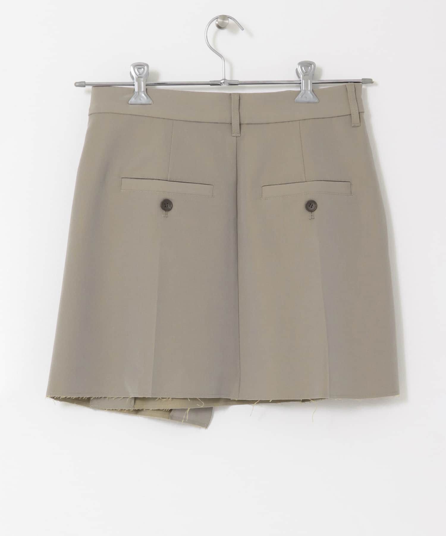  「リメイクラップミニスカート」|スカート|