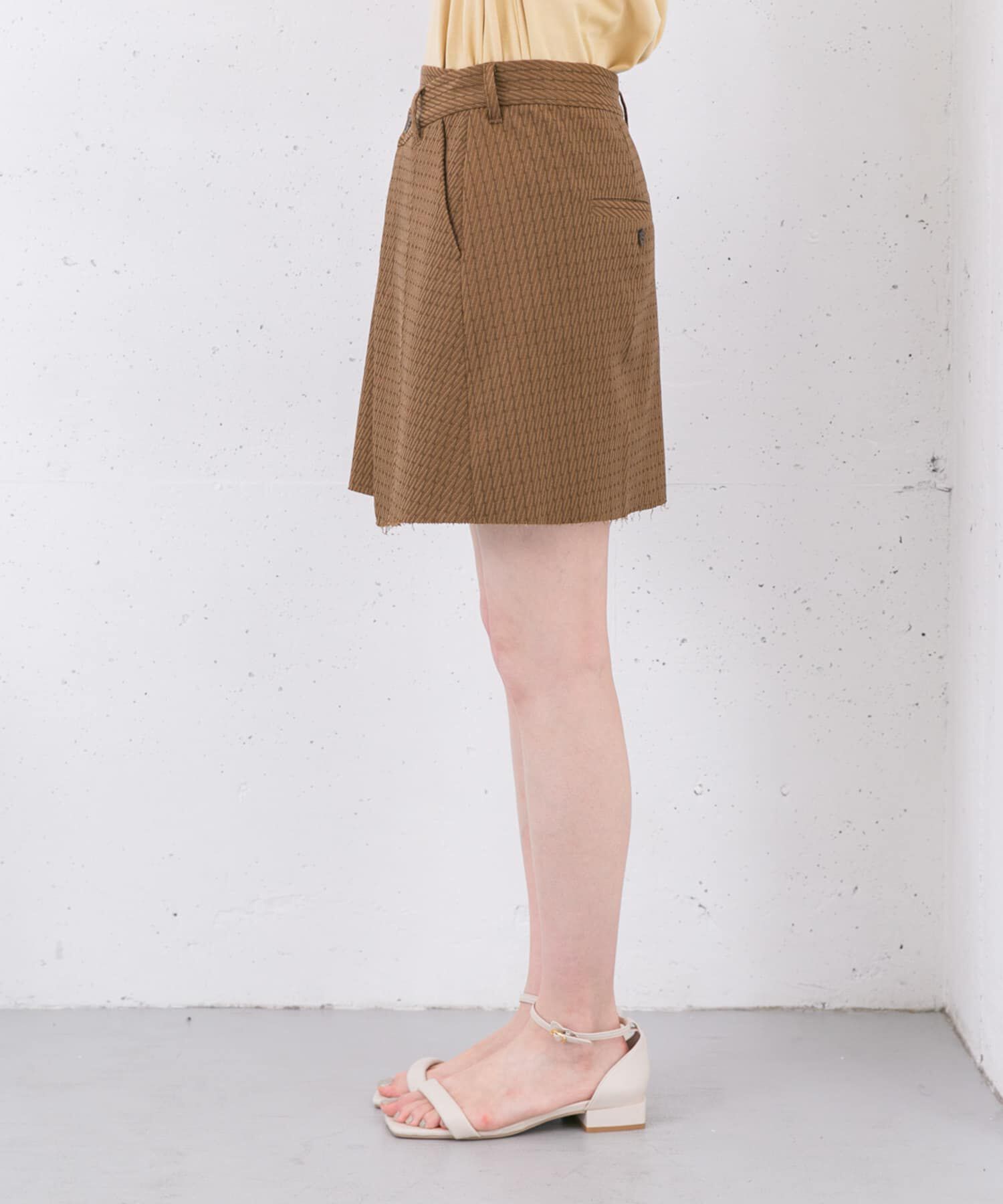  「リメイクラップミニスカート」|スカート|