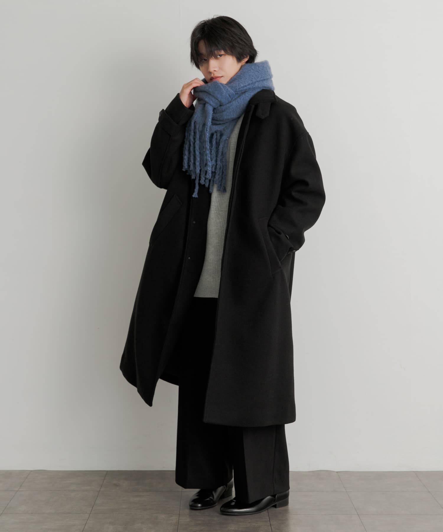 SENSE OF PLACE by URBAN RESEARCH「『ユニセックス』フリンジストール」|ストール|