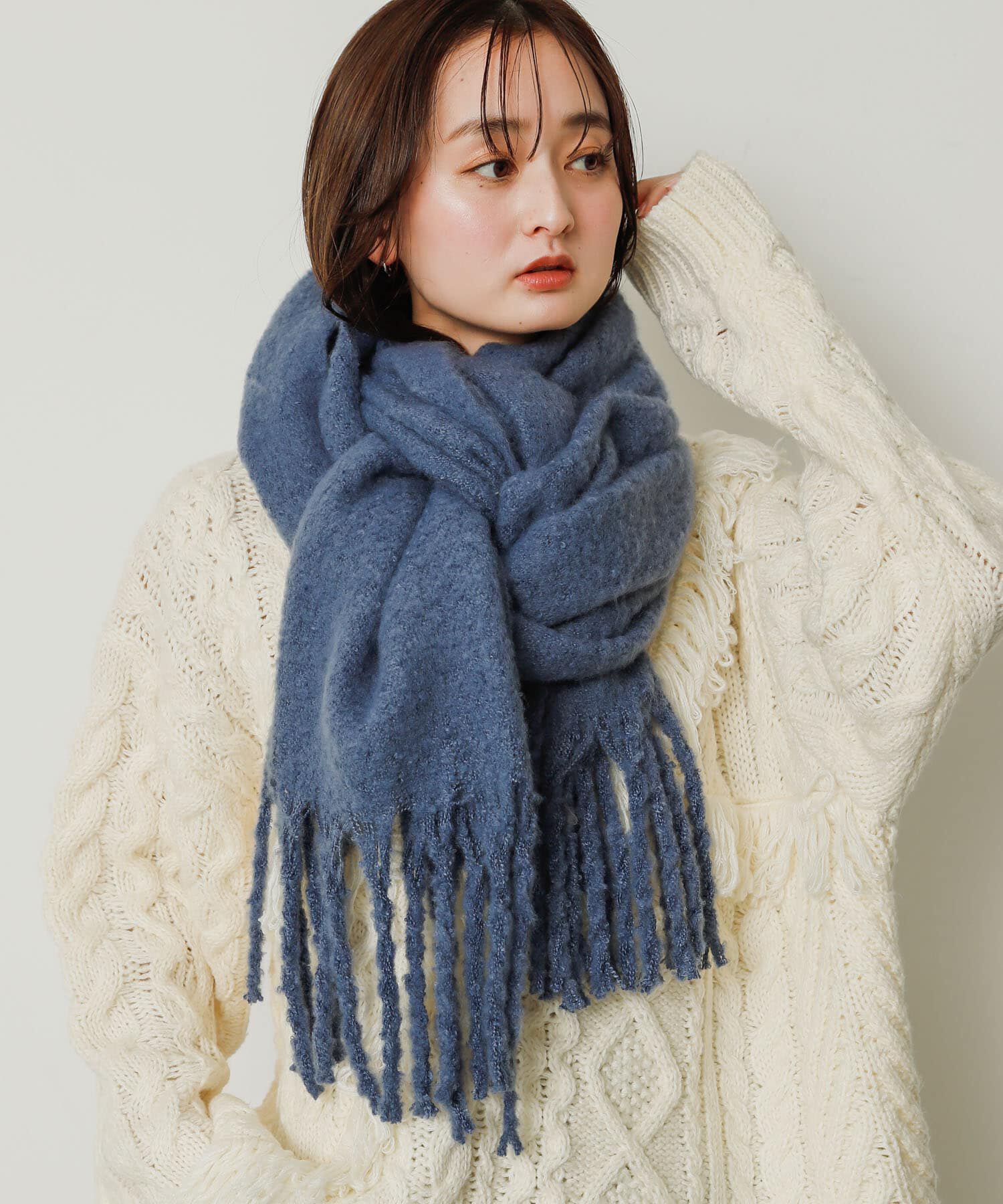 SENSE OF PLACE by URBAN RESEARCH「『ユニセックス』フリンジストール」|ストール|