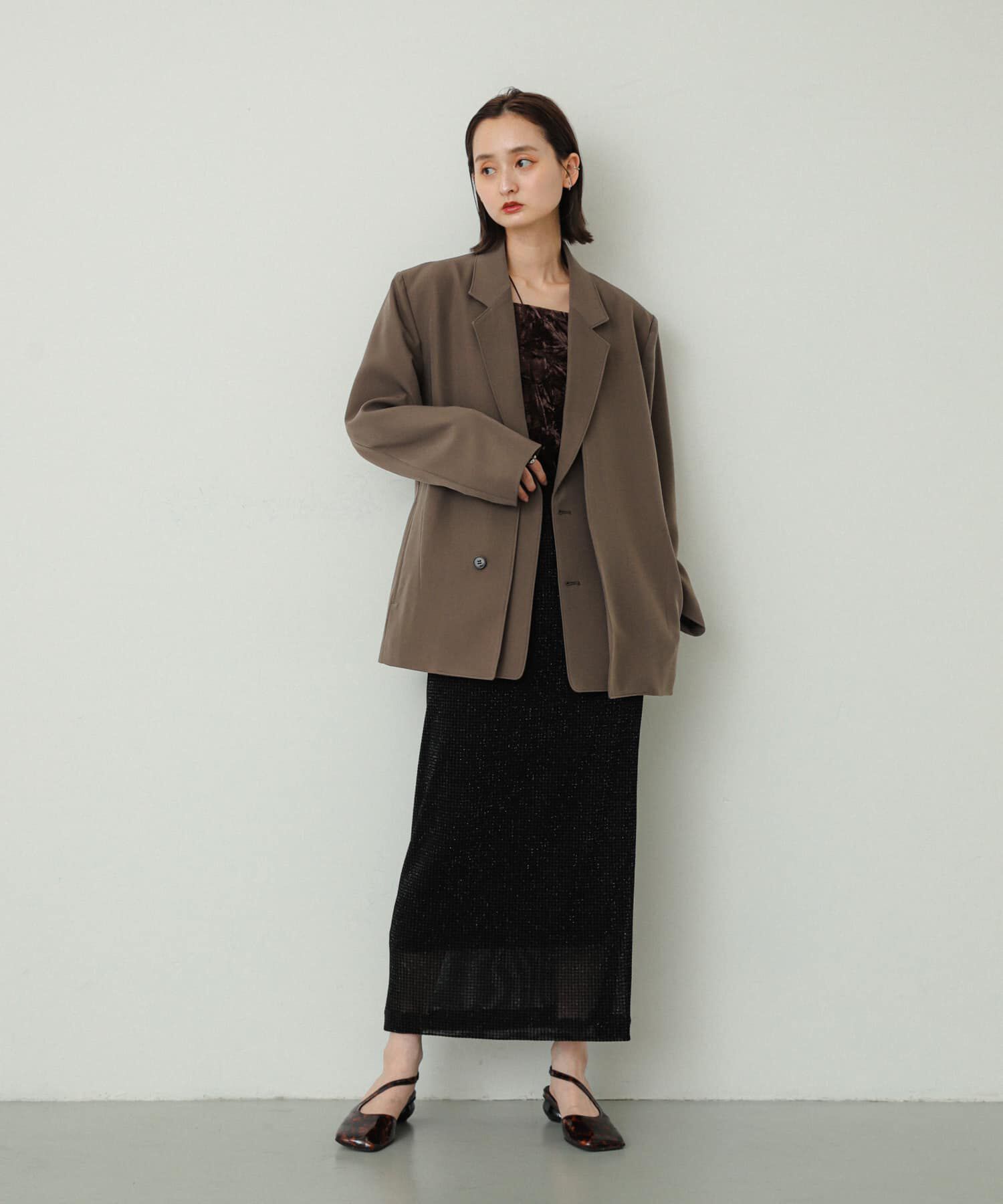 SENSE OF PLACE by URBAN RESEARCH「シアーラメベロアスカート」|スカート|