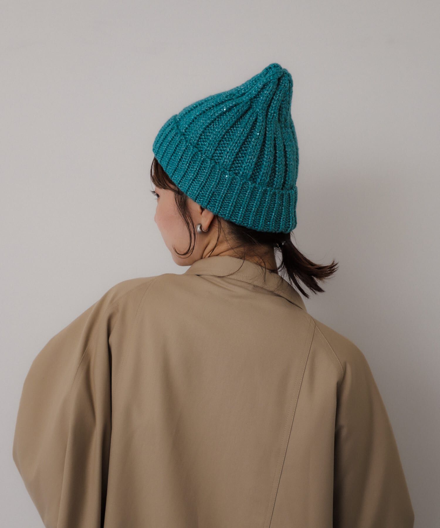 SENSE OF PLACE by URBAN RESEARCH「スパンコールニットキャップ」|ニット帽|