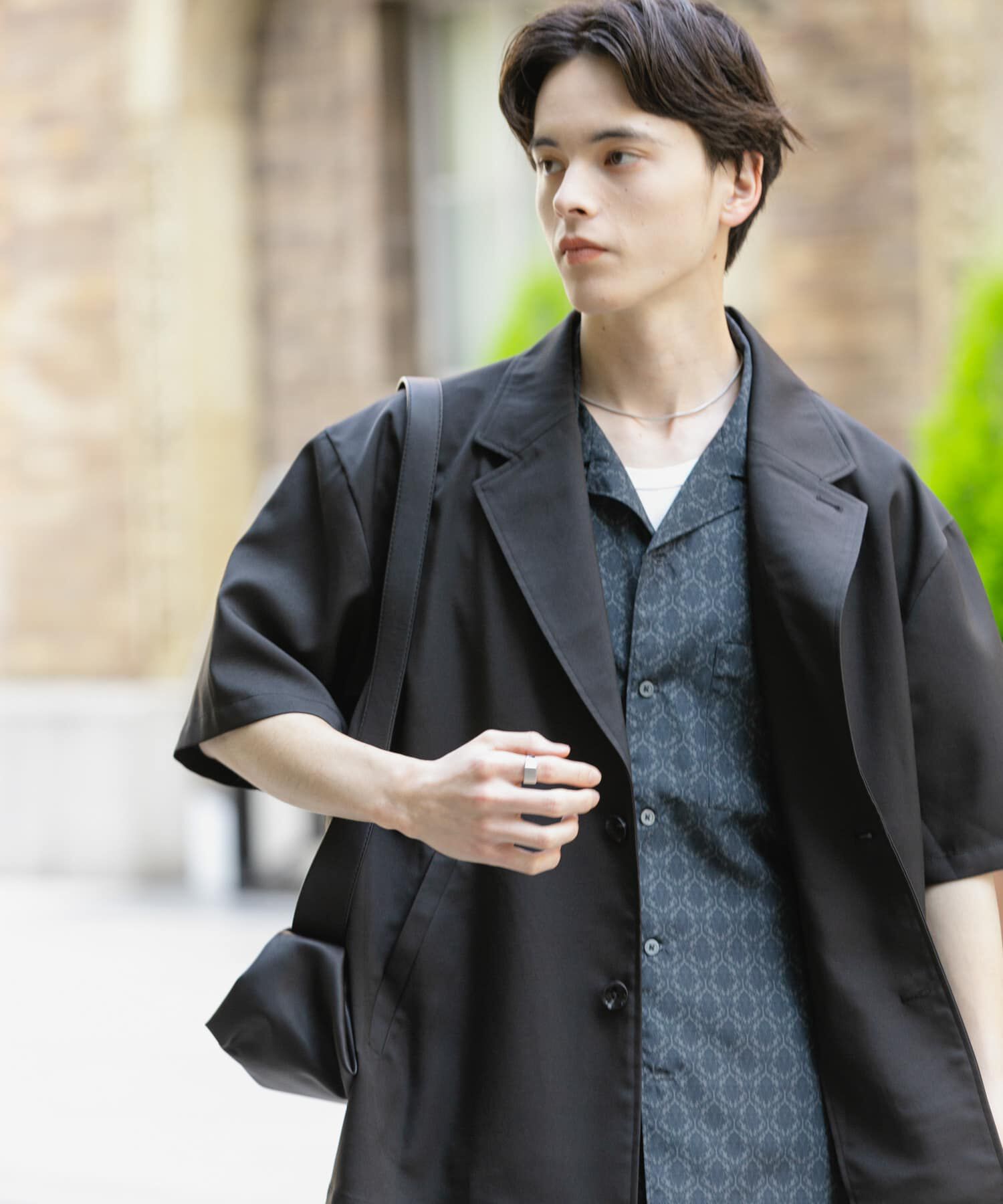 SENSE OF PLACE by URBAN RESEARCH「リネンライクテーラードショートスリーブジャケット」|その他|