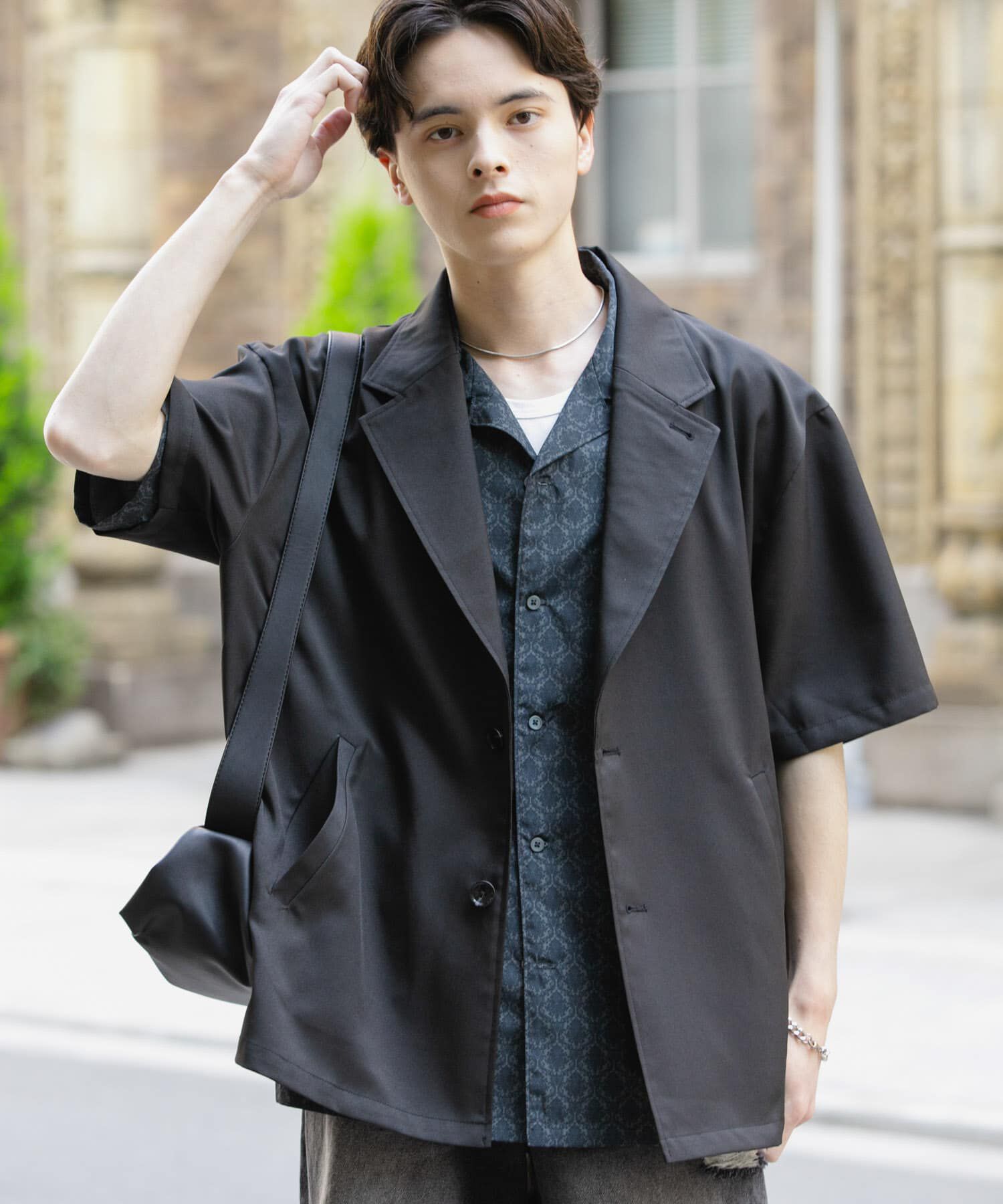 SENSE OF PLACE by URBAN RESEARCH「リネンライクテーラードショートスリーブジャケット」|その他|