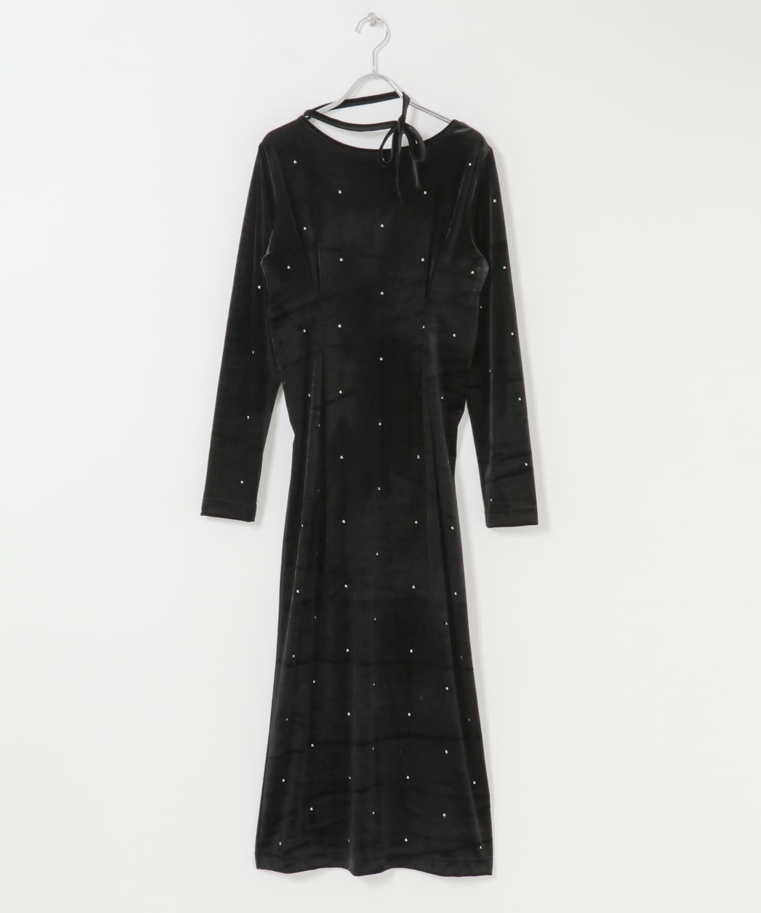 SENSE OF PLACE by URBAN RESEARCH「ドットシシュウベロアワンピース」|ワンピース|