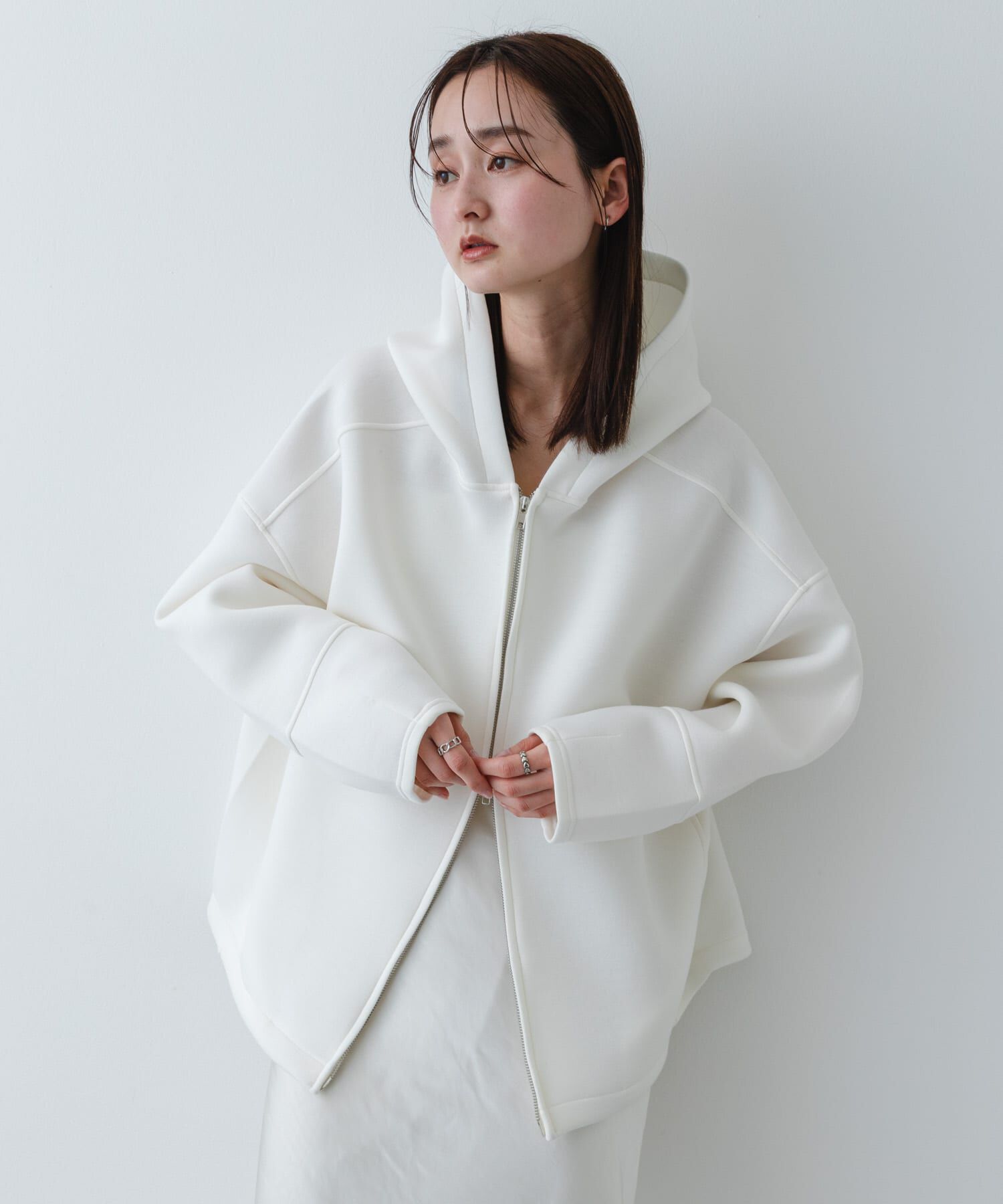 SENSE OF PLACE by URBAN RESEARCH「コクーンスリーブZIPパーカー」|パーカー|