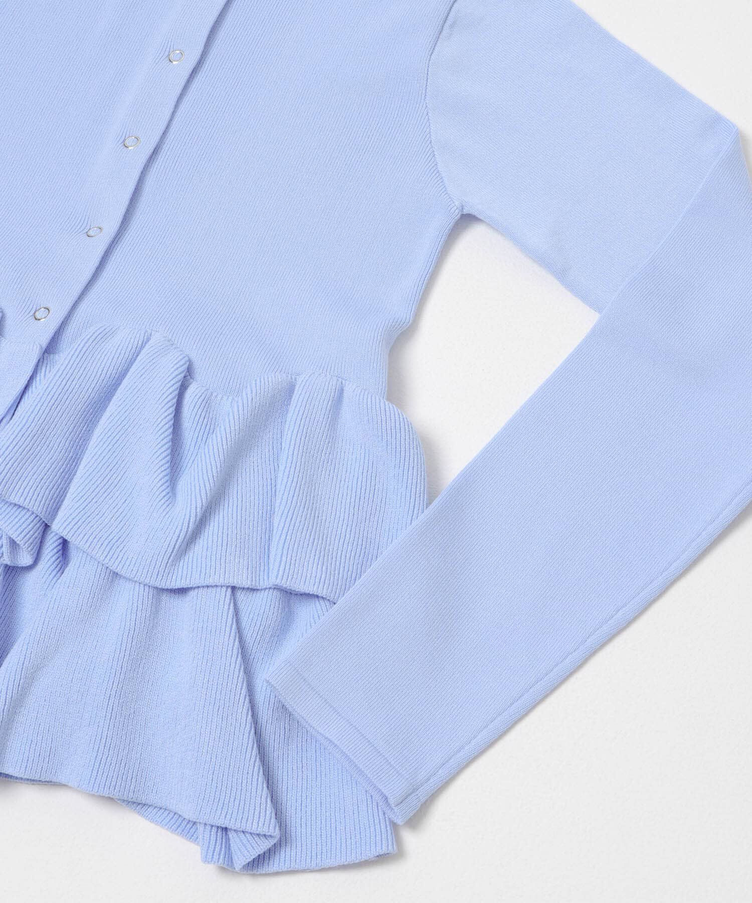 SENSE OF PLACE by URBAN RESEARCH「『洗濯可』ウェーブペプラムニットカーディガン」|カーディガン|