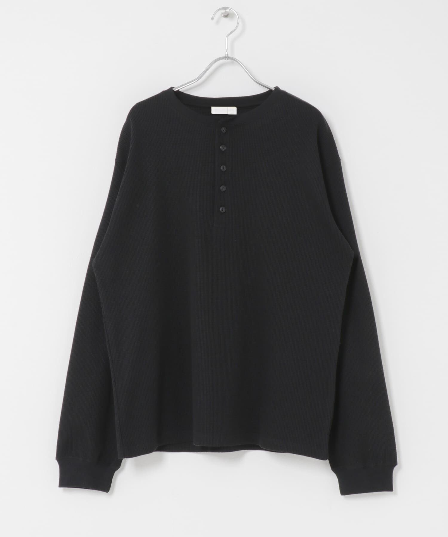SENSE OF PLACE by URBAN RESEARCH「ワッフルヘンリーネックロングTシャツ」|Tシャツ・カットソー|