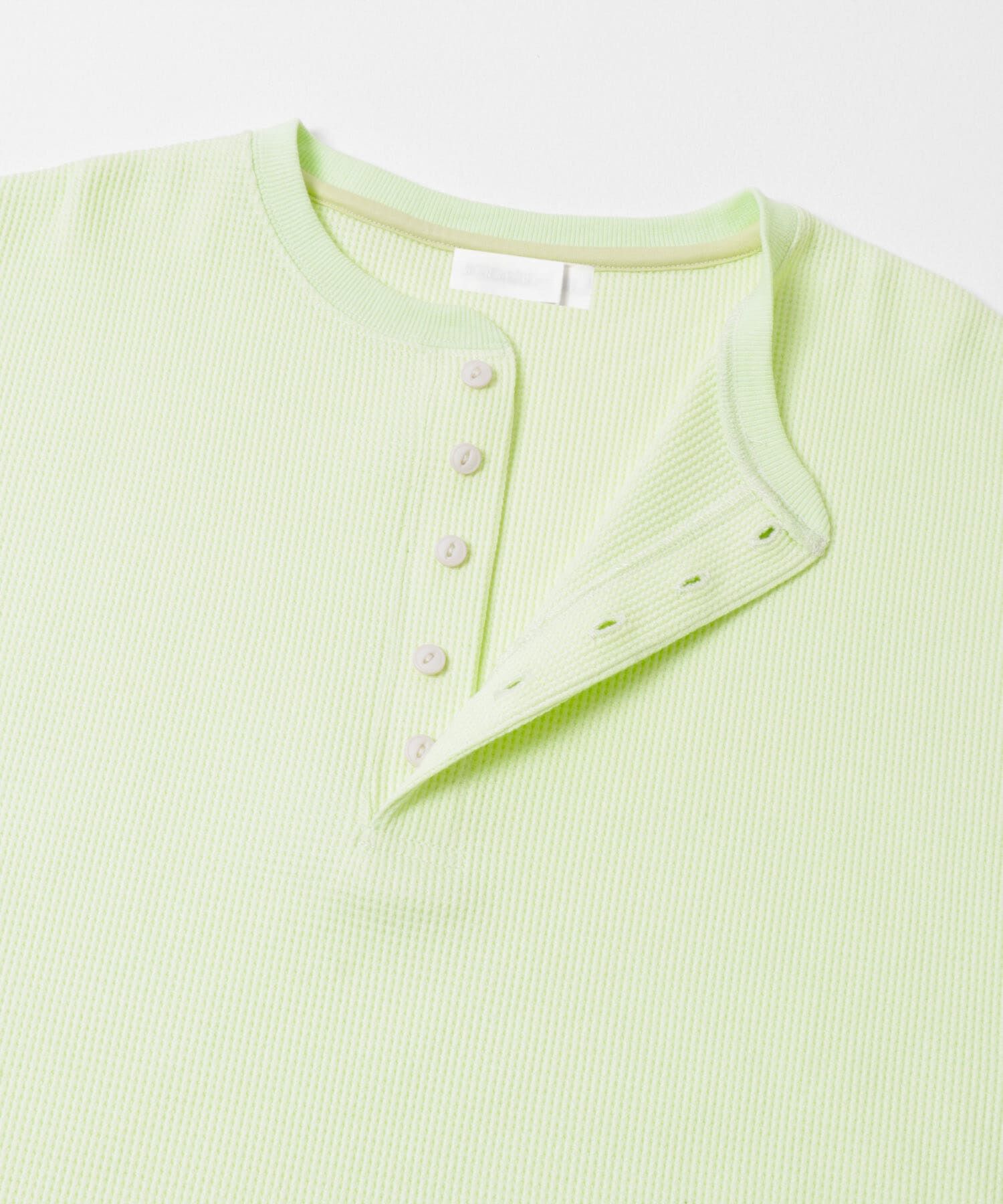 SENSE OF PLACE by URBAN RESEARCH「ワッフルヘンリーネックロングTシャツ」|Tシャツ・カットソー|