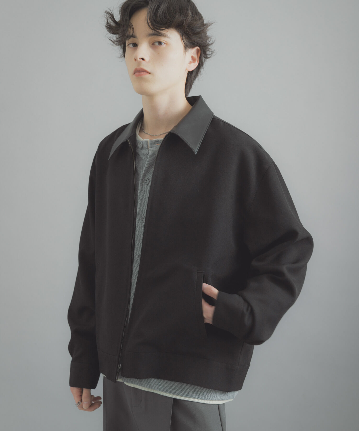 SENSE OF PLACE by URBAN RESEARCH「FLカラージップブルゾン」|ブルゾン・スタジャン|