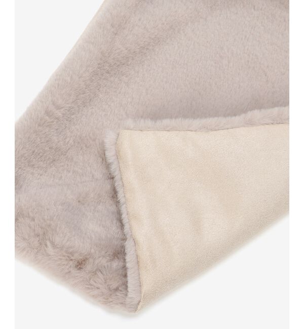 le.coeur blanc「TWEEDMILL フェイクファーポケツキストール」|ストール|