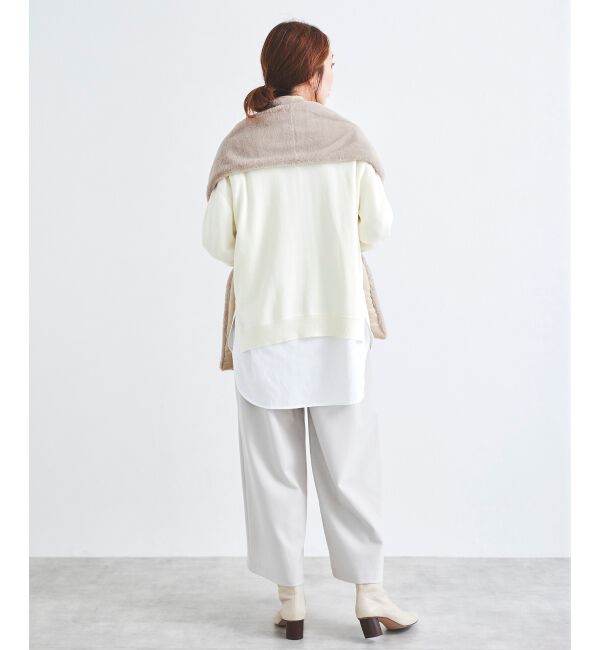 le.coeur blanc「TWEEDMILL フェイクファーポケツキストール」|ストール|