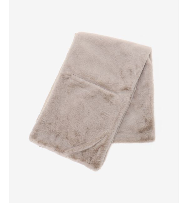 le.coeur blanc「TWEEDMILL フェイクファーポケツキストール」|ストール|