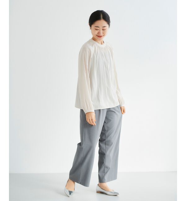  「ブラウスレイヤードニットベスト」|ベスト・ジレ|