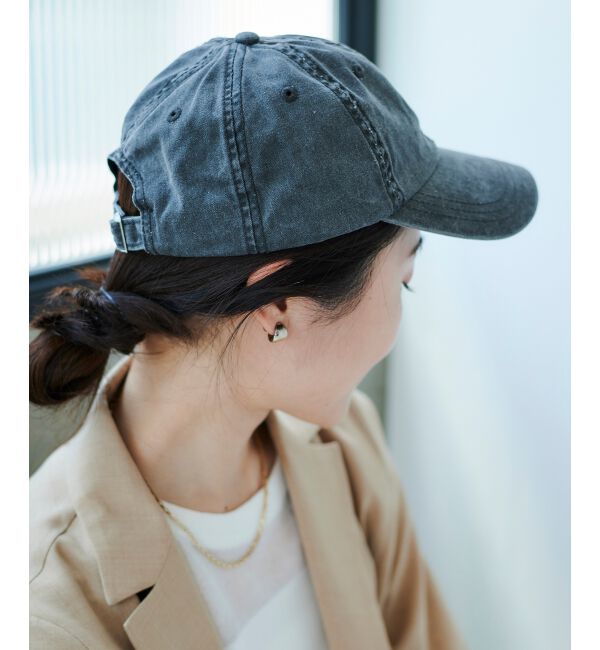 le.coeur blanc「ピグメント加工モチーフCAP」|キャップ・キャスケット|