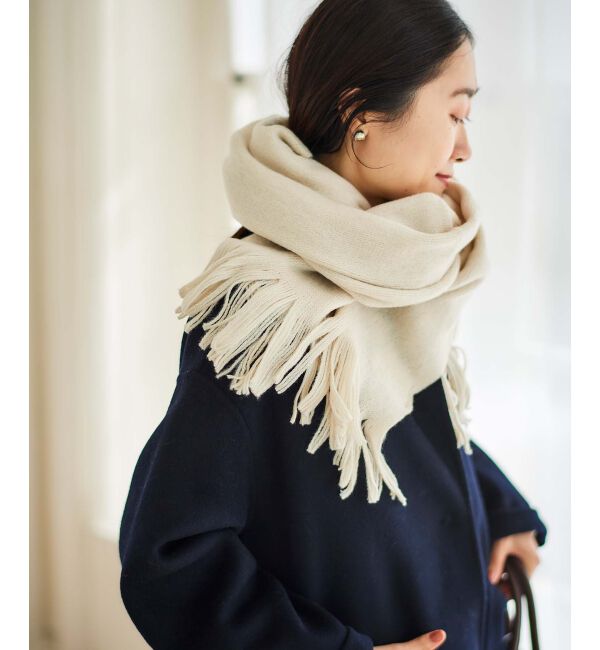 le.coeur blanc「シャギーカラーストール」|ストール|オフ