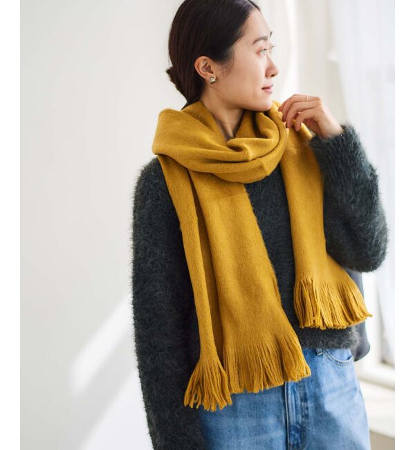 le.coeur blanc「シャギーカラーストール」|ストール|