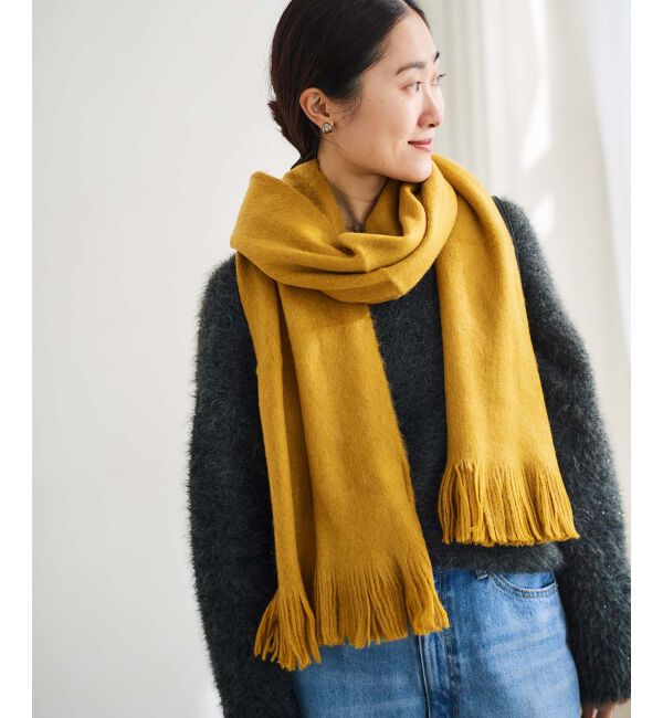 le.coeur blanc「シャギーカラーストール」|ストール|
