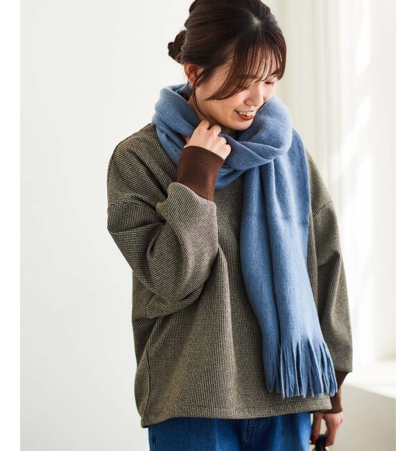 le.coeur blanc「シャギーカラーストール」|ストール|