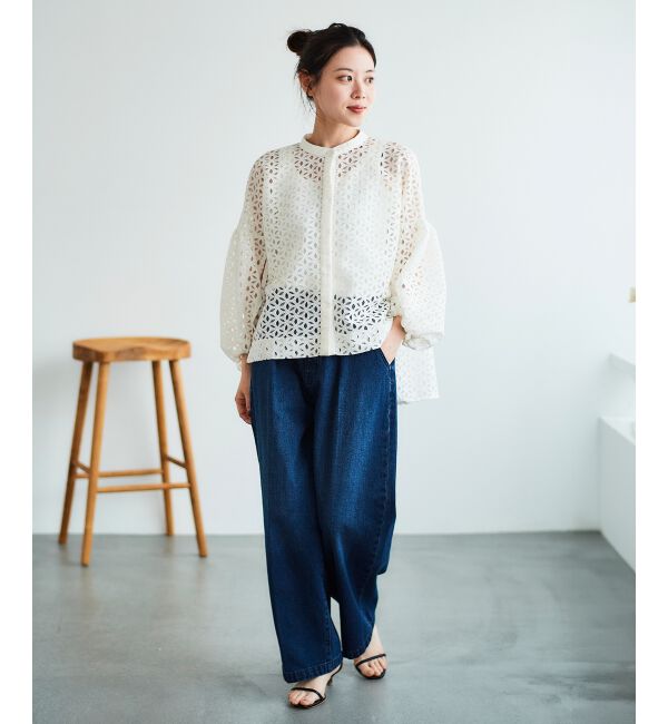 le.coeur blanc「《手洗い可能》TORRAZZO DONNA 別注レースブラウス」|シャツ・ブラウス|