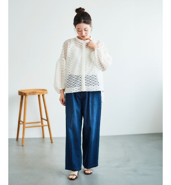 le.coeur blanc「《手洗い可能》TORRAZZO DONNA 別注レースブラウス」|シャツ・ブラウス|