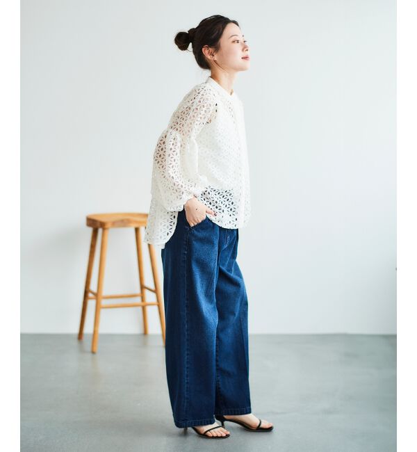 le.coeur blanc「《手洗い可能》TORRAZZO DONNA 別注レースブラウス」|シャツ・ブラウス|