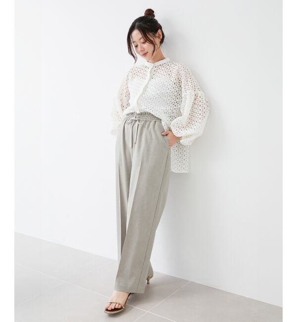 le.coeur blanc「《手洗い可能》TORRAZZO DONNA 別注レースブラウス」|シャツ・ブラウス|